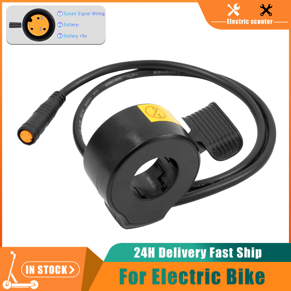 Mid Drive Conversion Kit 1000W - Ebike Thumb Throttle 130X, untuk Bafang