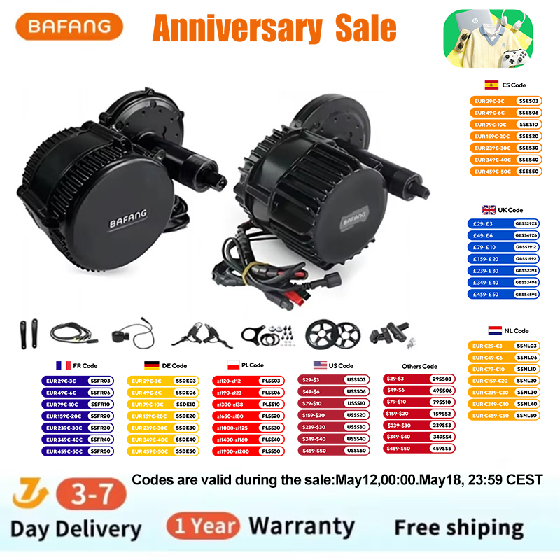 Bafang BBSHD Kit konversi sepe - Mid Drive Conversion Kit 1000W ulasan dan harga